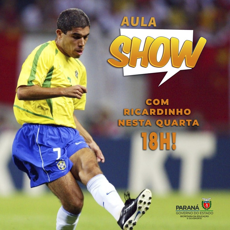 Ricardinho, ícone da seleção brasileira, participa do Aula ...
